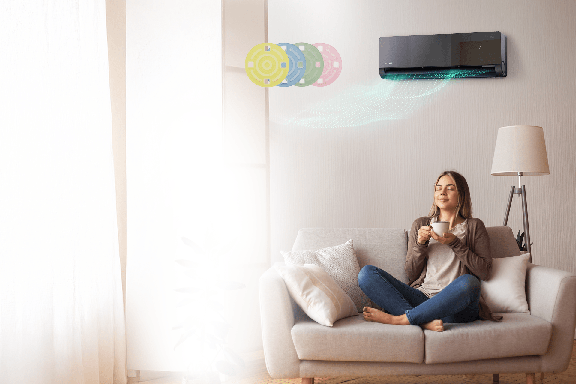 Rotenso Luve Black LB26Xi/LO26Xo 2.7 kW - obrazek 2